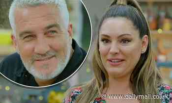 Kelly Brook leaves fans in hysterics and Paul Hollywood blushing on Celebrity Bake Off