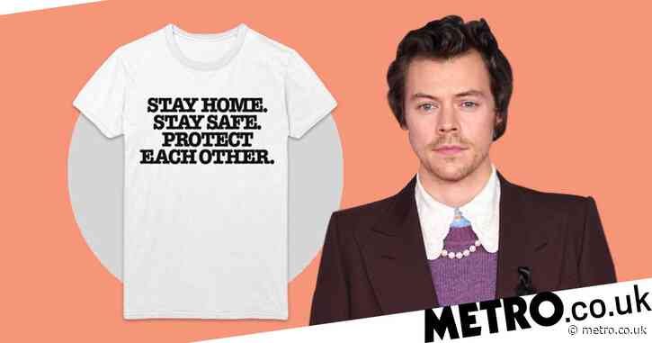Harry Styles joins coronavirus relief efforts by selling £21 T-shirts to raise money