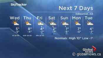 Edmonton weather forecast: Tuesday, April 7, 2020
