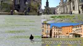 Coronavirus, lockdown a Roma: a piazza Navona erba tra i sampietrini - Corriere dello Sport.it