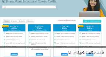 BSNL Extends Availability of Rs. 499 Bharat Fiber Plan With Up to 20Mbps Speeds