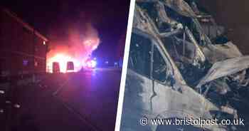 Police appeal after supermarket delivery vans set on fire