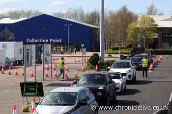 In pictures: The new Covid-19 testing facility for NHS staff at IKEA Gateshead