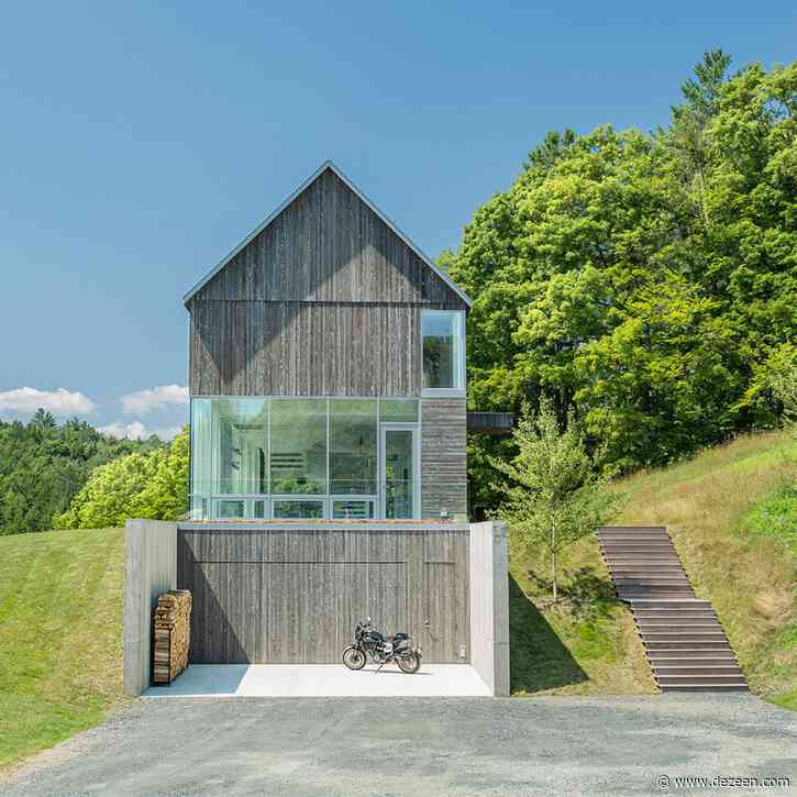 Birdseye Design integrates Bank Barn house into Vermont hillside