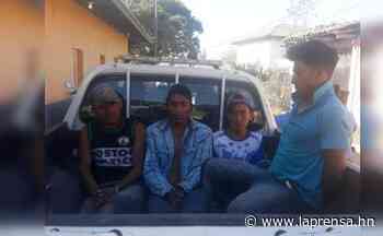 Capturan a cuatro supuestos miembros de banda criminal en Lepaterique - La Prensa de Honduras