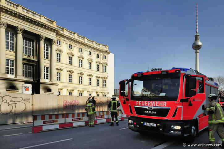 Fire Breaks Out at Construction Site for Berlin’s Embattled Humboldt Forum Museum