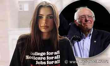 Emily Ratajkowski is 'devastated and disheartened' that Bernie Sanders officially dropped out