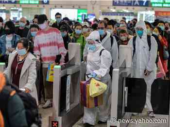 Photos show thousands packing into cars, planes, and trains in a rush to get out of Wuhan as China lifts the coronavirus lockdown
