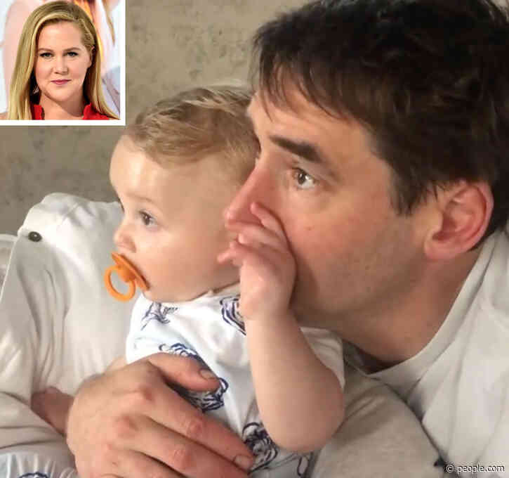 Amy Schumer and Husband Chris Fischer Show Son Gene, 11 Months, His First Movie in Sweet Clip