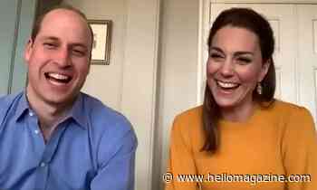 Prince William and Kate Middleton surprise pupils with a video call during Easter holidays