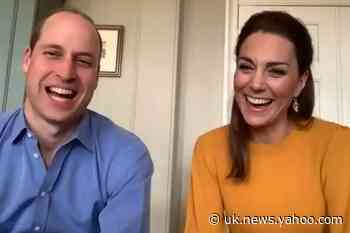 William and Kate speak to children of key workers in royal couple&#39;s first &#39;virtual&#39; school visit