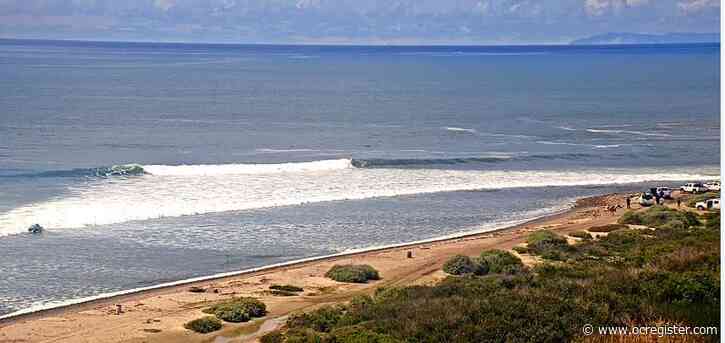 Boat capsizes at Lower Trestles as surfers try to score epic, empty waves