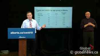 Alberta data shows coronavirus most dangerous to elderly, but more infectious to young people