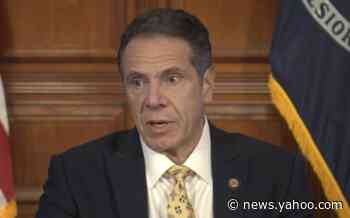 Cuomo touts "good news" in virus fight but warns against complacency