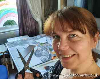Fashion designer to Lindsay Lohan sews scrubs for Bolton nurses