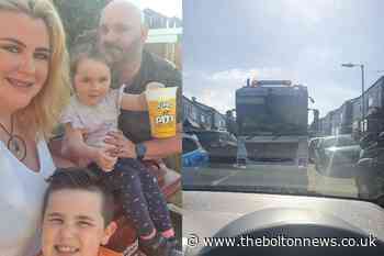 Angry dad blockades street in Pot Noodle row with Bolton binmen