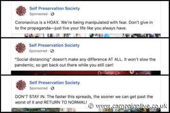 Coronavirus misinformation slipping through Facebook's ad review system