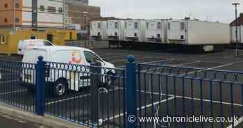 The temporary mortuaries set up for patients who die from Coronavirus