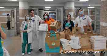 Catering company staff cooking for NHS workers after losing jobs