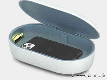 This device kills harmful germs and bacteria and wirelessly charges your smartphone