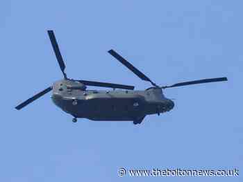 This is why a Chinook helicopter was spotted flying above Bolton