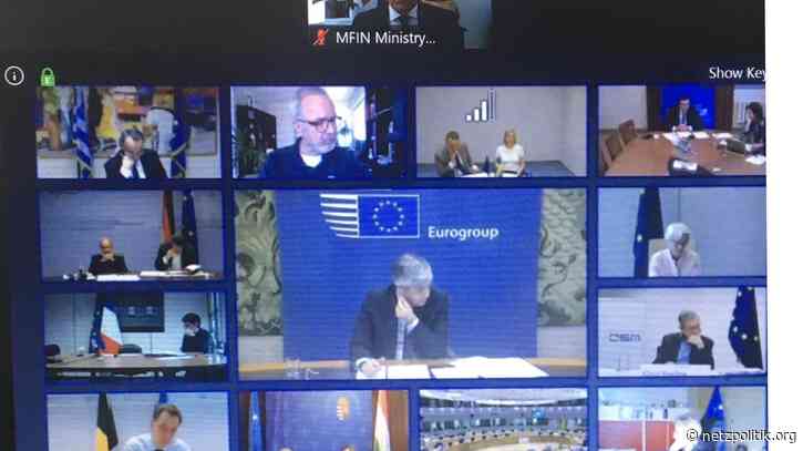 Cybersicherheit: Eurogruppe tagte mit umstrittener App Zoom