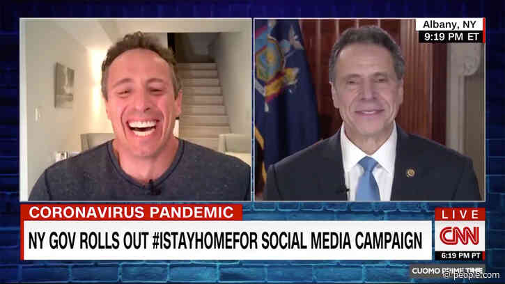 Chris Cuomo Teases Older Brother Andrew On-Air, as the Governor Playfully Threatens to Hang Up
