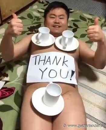 Japanse artiest bedankt zorgpersoneel met hilarische striptease