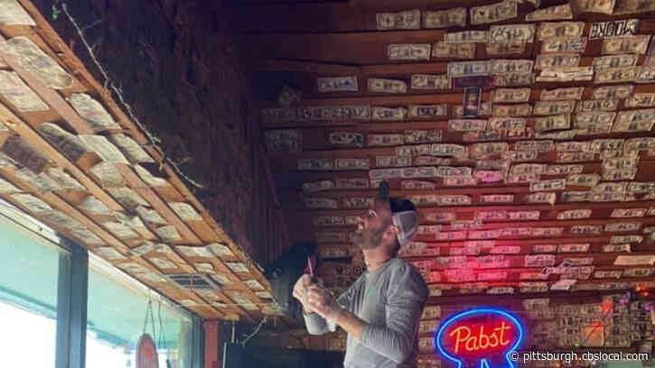 Bar Owner Takes Down Money Stapled To Walls And Ceilings To Pay Employees During Coronavirus Crisis