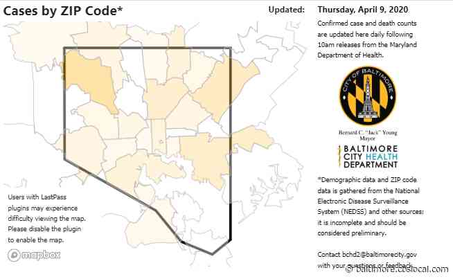 Coronavirus Latest: Baltimore Releases COVID-19 Cases By ZIP Code, 21215 Has Largest Amount At 64 Cases