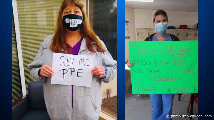 Coronavirus In Pennsylvania: Western Pa. Healthcare Workers On The Frontline Join National ‘Give Me PPE’ Protest