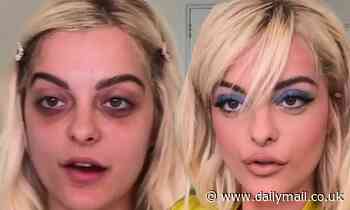 Make-up free Bebe Rexha shares her tips for covering dark circles under eyes and is praised by fans