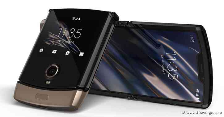 Motorola’s $1,499 flipping Razr now comes in gold