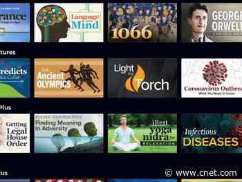 Get smarter without leaving home: Here's a free month of The Great Courses Plus     - CNET