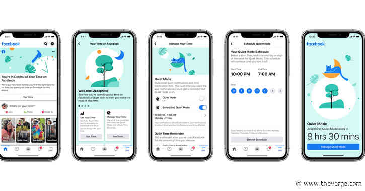 Facebook is adding a Quiet Mode that silences push notifications on mobile