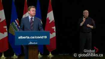 Shandro explains temporary structure at Peter Lougheed Centre