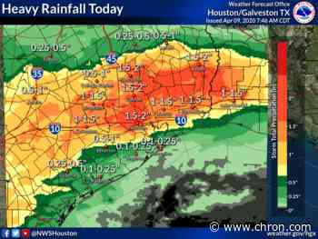 Houston weather updates: Thunderstorm warning for Montgomery, Liberty counties