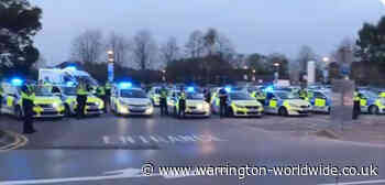 Amazing scenes at Warrington Hospital as police turn out in force to clap for carers - Gary Skentelbery