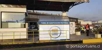 Puerto Coronel implementa dos túneles de sanitización peatonal - PortalPortuario