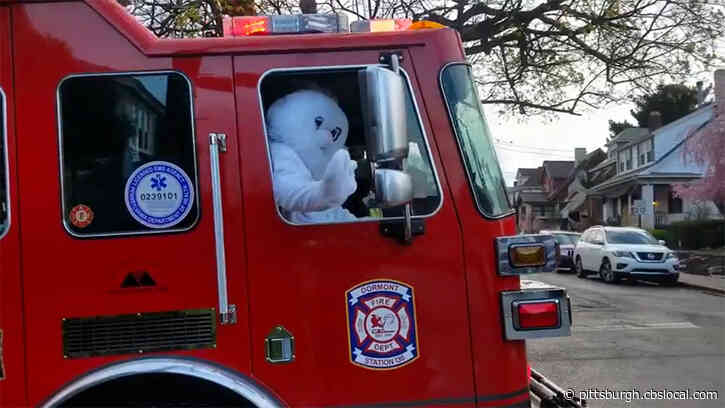 Dormont Fire Department Brings Easter Bunny To Local Neighborhood