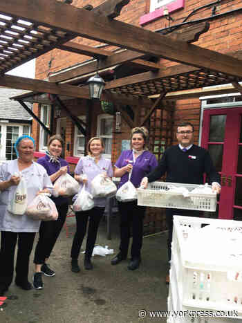 Cooplands make hampers for Saint Cecilia’s care workers