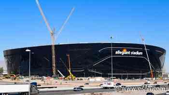 Vegas stadium work continues after positive test