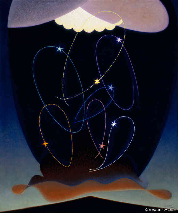 In Agnes Pelton’s Ebullient Paintings, the Cosmos Is Flush with Gentle Energy