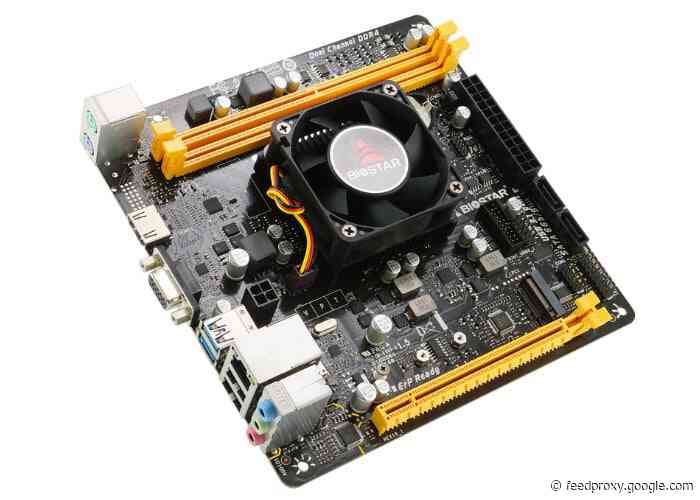 BIOSTAR A10N-9830E SoC motherboard with integrated Bristol Ridge processor AMD Radeon R7 graphics