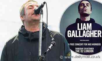 Liam Gallagher announces free gig for NHS workers working on frontlines of coronavirus crisis