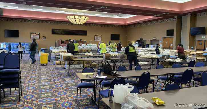 The Ute Mountain Ute tribe has turned its casino into a food distribution hub