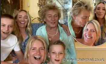 Rod Stewart and daughter Ruby hold mini concert to raise money for charity amid coronavirus crisis
