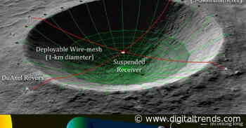NASA looks at transforming a moon crater into a kilometer-wide radio telescope