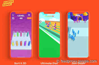 Supersonic Games scores three hypercasual mobile games in the top 10