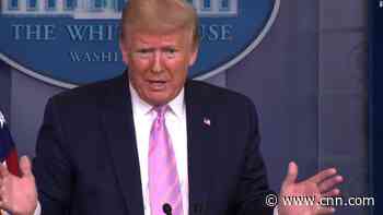 Trump asked what metrics he's using for re-opening US. See his response